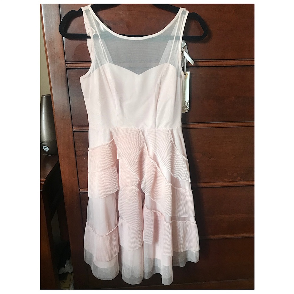 Lauren Conrad-Blush pink cocktail dress